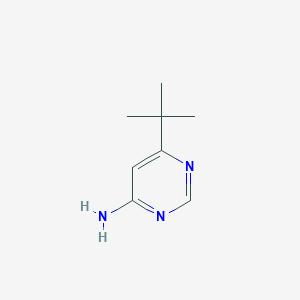 molecular formula C8H13N3 B189543 6-Tert-butylpyrimidin-4-amine CAS No. 3435-27-6