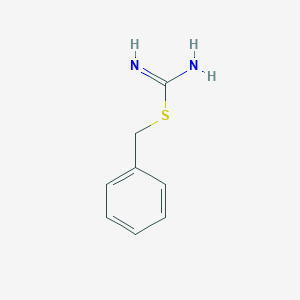 molecular formula C8H10N2S B189547 S-Benzylthiourea CAS No. 621-85-2