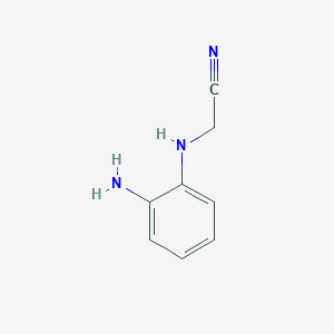 molecular formula C8H9N3 B189549 [(2-Aminophenyl)amino]acetonitrile CAS No. 60093-60-9