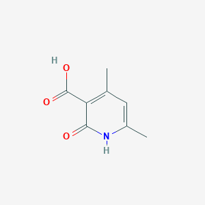molecular formula C8H9NO3 B189550 2-Hydroxy-4,6-dimethylnicotinic acid CAS No. 24667-09-2