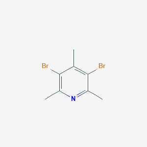 molecular formula C8H9Br2N B189553 3,5-Dibromo-2,4,6-trimethylpyridine CAS No. 29976-56-5