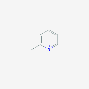 molecular formula C7H10N+ B189565 1,2-Dimethylpyridin-1-ium CAS No. 18241-33-3