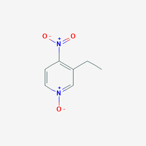 molecular formula C7H8N2O3 B189568 3-Ethyl-4-nitropyridine 1-oxide CAS No. 35363-12-3