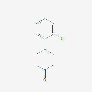 molecular formula C12H13ClO B189569 4-(2-Chlorophenyl)cyclohexan-1-one CAS No. 180005-03-2