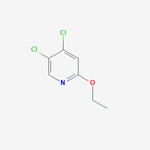 molecular formula C7H7Cl2NO B189576 4,5-Dichloro-2-ethoxypyridine CAS No. 857991-71-0