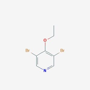 molecular formula C7H7Br2NO B189578 3,5-Dibromo-4-ethoxypyridine CAS No. 89677-66-7
