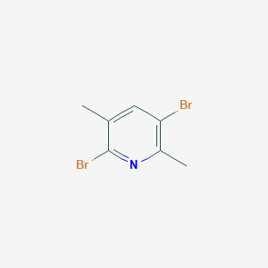 molecular formula C7H7Br2N B189580 2,5-Dibromo-3,6-dimethylpyridine CAS No. 38749-93-8