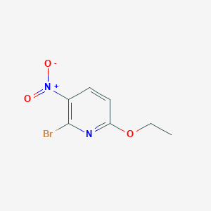 molecular formula C7H7BrN2O3 B189582 2-Bromo-6-ethoxy-3-nitropyridine CAS No. 857992-18-8