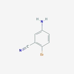 molecular formula C7H5BrN2 B189585 5-Amino-2-bromobenzonitrile CAS No. 72115-09-4