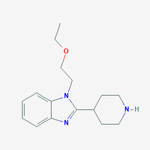 molecular formula C16H23N3O B189607 1-(2-ethoxyethyl)-2-(piperidin-4-yl)-1H-benzo[d]imidazole CAS No. 110963-63-8