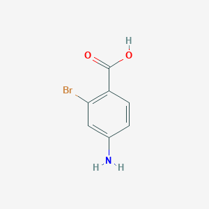 molecular formula C7H6BrNO2 B018961 4-Amino-2-bromobenzoic acid CAS No. 2486-52-4