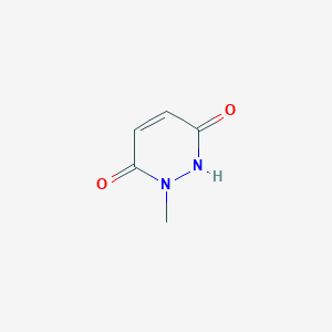 molecular formula C5H6N2O2 B189610 3-Hydroxy-1-methylpyridazin-6(1H)-one CAS No. 5436-01-1
