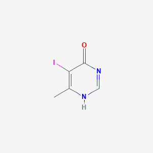 molecular formula C5H5IN2O B189614 5-碘-6-甲基嘧啶-4-醇 CAS No. 7752-74-1
