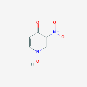 molecular formula C5H4N2O4 B189616 4-Hydroxy-3-nitropyridine N-oxide CAS No. 31872-57-8