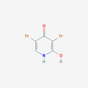 molecular formula C5H3Br2NO2 B189620 2,4-Dihydroxy-3,5-dibromopyridine CAS No. 80791-78-2