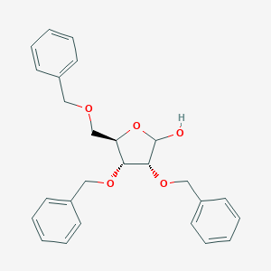 molecular formula C26H28O5 B189626 2,3,5-Tri-O-benzyl-D-ribofuranose CAS No. 16838-89-4