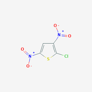 molecular formula C4HClN2O4S B189638 2-Chloro-3,5-dinitrothiophene CAS No. 6286-32-4