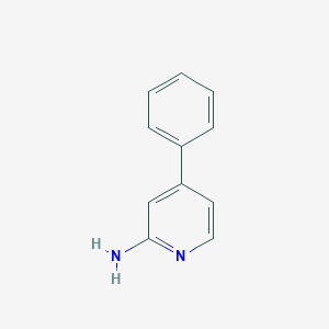molecular formula C11H10N2 B189642 2-Amino-4-phenylpyridine CAS No. 60781-83-1