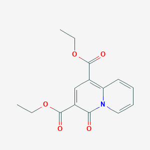 molecular formula C15H15NO5 B189643 Diethyl 4-oxo-4H-quinolizine-1,3-dicarboxylate CAS No. 54401-76-2
