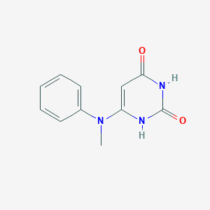 molecular formula C11H11N3O2 B189645 6-(N-methylanilino)-1H-pyrimidine-2,4-dione CAS No. 19188-55-7