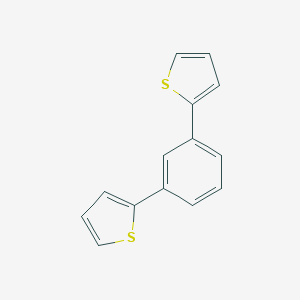 molecular formula C14H10S2 B189651 2-(3-Thiophen-2-ylphenyl)thiophene CAS No. 104500-00-7