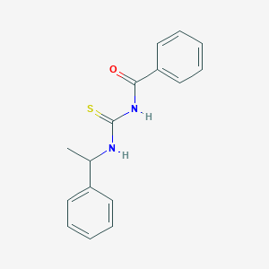 molecular formula C16H16N2OS B189660 N-benzoyl-N'-(1-phenylethyl)thiourea CAS No. 111752-78-4