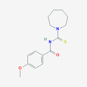 molecular formula C15H20N2O2S B189661 N-(azepane-1-carbothioyl)-4-methoxybenzamide CAS No. 114171-16-3