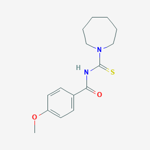 Benzamide, N-[(hexahydro-1H-azepin-1-yl)thioxomethyl]-4-methoxy-