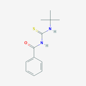molecular formula C12H16N2OS B189663 N-(tert-butylcarbamothioyl)benzamide CAS No. 22283-39-2