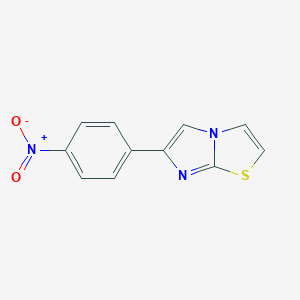 molecular formula C11H7N3O2S B189668 6-(4-Nitrophenyl)imidazo[2,1-b][1,3]thiazole CAS No. 7120-14-1