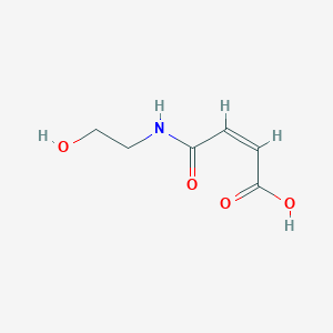 molecular formula C6H9NO4 B018967 N-(2-羟乙基)马来酰胺酸 CAS No. 15519-86-5