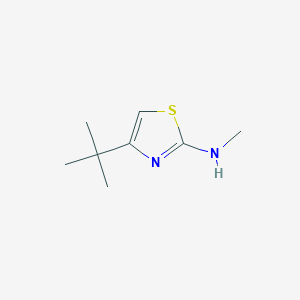 molecular formula C8H14N2S B189681 4-t-Butyl-2-(methylamino)thiazole CAS No. 82202-31-1