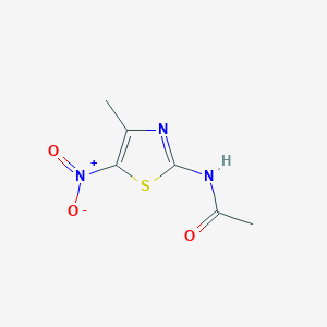 B189685 N-(4-methyl-5-nitro-1,3-thiazol-2-yl)acetamide CAS No. 21478-97-7
