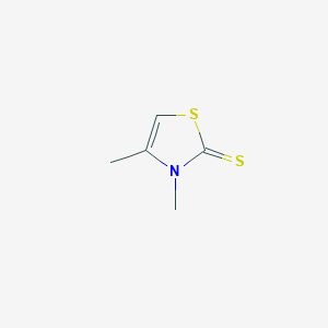 molecular formula C5H7NS2 B189691 3,4-dimethyl-1,3-thiazole-2-thione CAS No. 5316-79-0