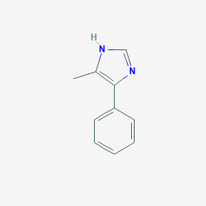 molecular formula C10H10N2 B189710 5-甲基-4-苯基-1H-咪唑 CAS No. 826-83-5