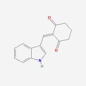 molecular formula C15H13NO2 B189711 2-(1h-Indol-3-ylmethylidene)cyclohexane-1,3-dione CAS No. 40302-36-1