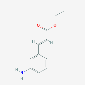 molecular formula C11H13NO2 B189712 Ethyl 3-(3-aminophenyl)acrylate CAS No. 125872-97-1