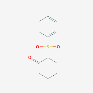 molecular formula C12H14O3S B189715 2-(Phenylsulfonyl)cyclohexanone CAS No. 73843-10-4