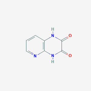 molecular formula C7H5N3O2 B189722 1,4-二氢吡啶并[2,3-b]吡嗪-2,3-二酮 CAS No. 2067-84-7