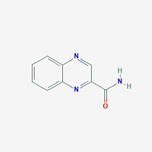 molecular formula C9H7N3O B189723 喹喔啉-2-甲酰胺 CAS No. 5182-90-1