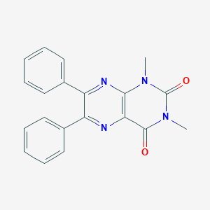 molecular formula C20H16N4O2 B189727 1,3-Dimethyl-6,7-diphenylpteridine-2,4-dione CAS No. 7499-94-7