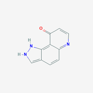 molecular formula C10H7N3O B189729 1H-Pyrazolo[3,4-f]quinolin-9-ol CAS No. 148018-23-9