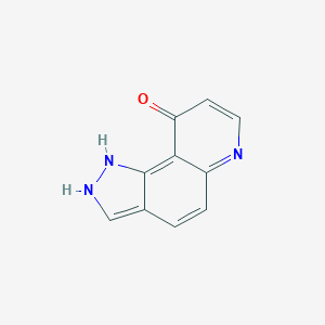 molecular formula C10H7N3O B189729 9-hydroxy-1H-pyrazolo[3,4-f]quinoline CAS No. 148018-23-9