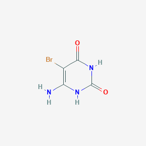 molecular formula C4H4BrN3O2 B189731 6-Amino-5-bromopyrimidine-2,4(1H,3H)-dione CAS No. 6312-73-8