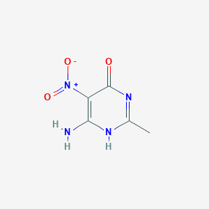 6-amino-5-(nitro)-2-methylpyrimidin-4(3H)-one
