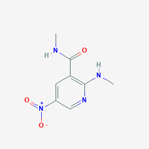 molecular formula C8H10N4O3 B189736 N-methyl-2-(methylamino)-5-nitronicotinamide CAS No. 142168-89-6