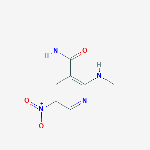 N-methyl-2-(methylamino)-5-nitronicotinamide