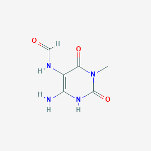 molecular formula C6H8N4O3 B189743 N-(6-amino-3-methyl-2,4-dioxo-1H-pyrimidin-5-yl)formamide CAS No. 50996-15-1