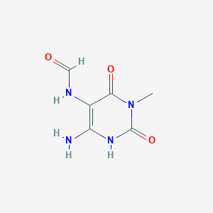 N-(6-amino-3-methyl-2,4-dioxo-1H-pyrimidin-5-yl)formamide