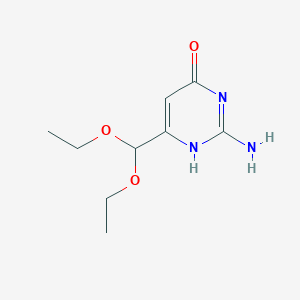 2-amino-6-(diethoxymethyl)pyrimidin-4(3H)-one